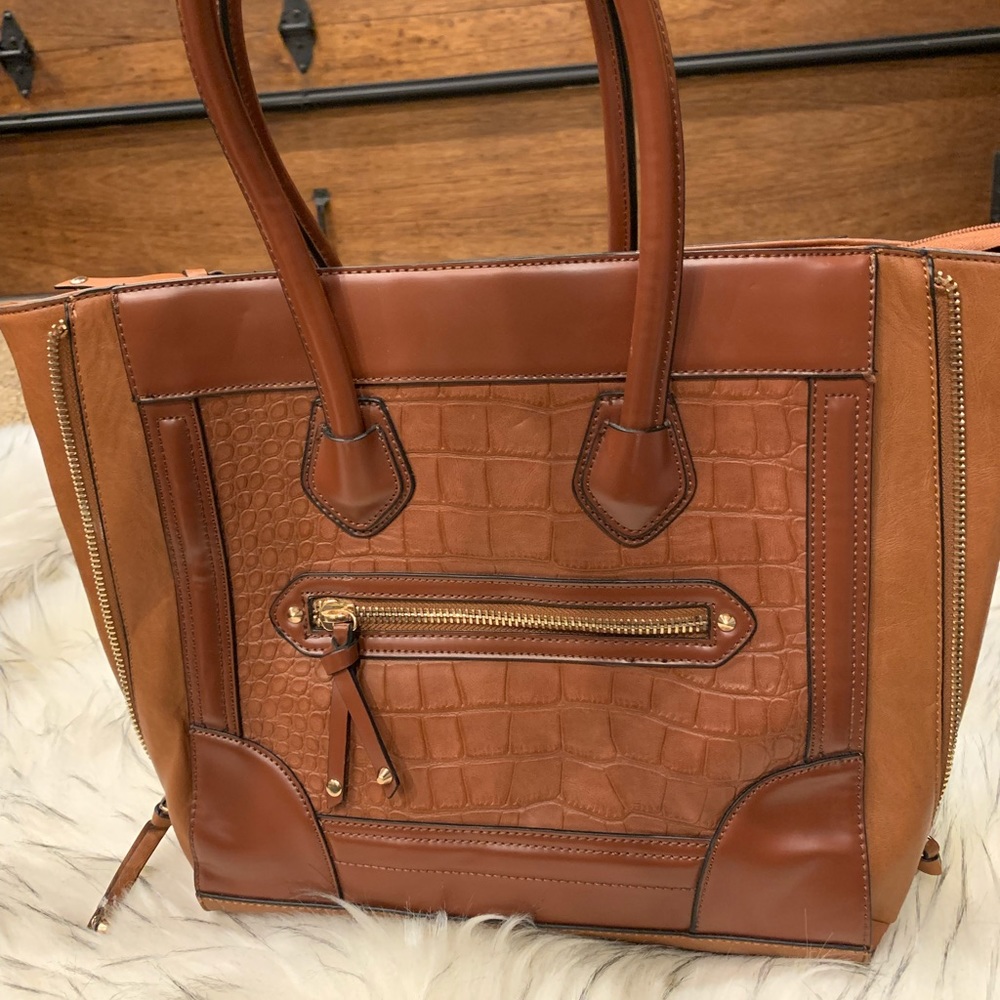 Aldo tote bag Croc emobossed